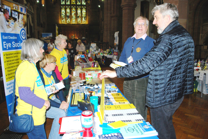 Society stand at the Charities Bazaar in St Michael’s Church