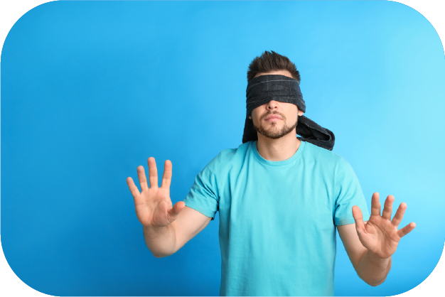Blindfold Social Media Challenge