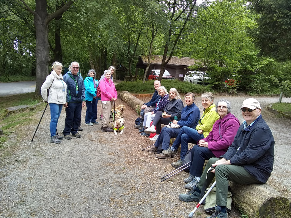 Members out on a group walk