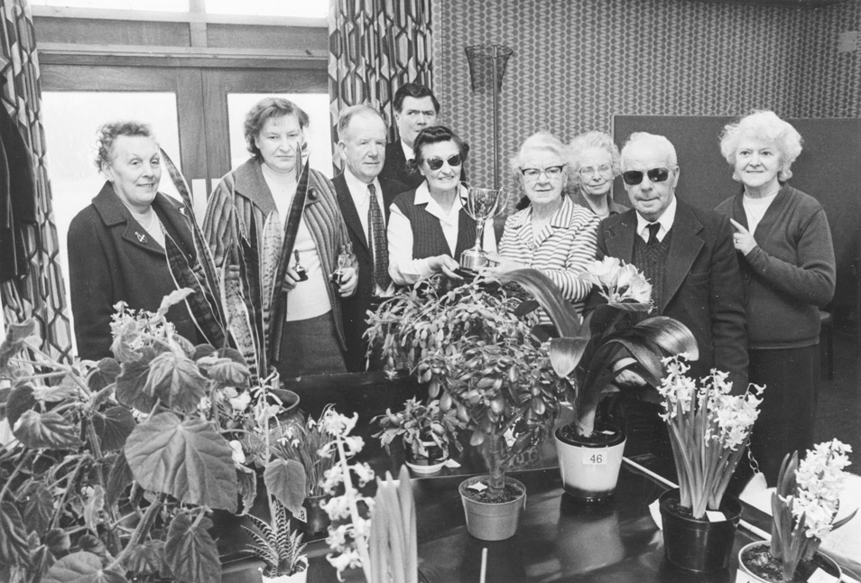1983 spring party and gardening competition